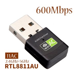 دانگل وای فای (کارت شبکه بی سیم) دو باند USB مدل AC600